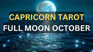 Capricorn  October Full Moon Tarot Reading 2024 Building Your Legacy [upl. by Yukio]