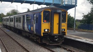 Brigg Wednesdays Episode 7  Northern Cleethorpes Sheffield train 150276 Lincs June 2024 🇬🇧🚄 [upl. by Diao]