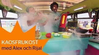 Alex och Rijal lagar kaosfrukost i Sommarlov [upl. by Sams]