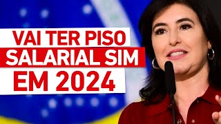 PISO SALARIAL NÃO SERÁ AFETADO EM 2024 [upl. by Yerga896]