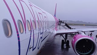 LADING WIZZAIR A320NEO A Roma Ciampino [upl. by Aracat974]