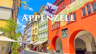 Appenzell 4K  The Most Beautiful Canton in Switzerland  Travel Vlog Walking Tour [upl. by Oirasan]