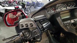 2015 Honda Gold Wing Audio Comfort Candy RedBlack [upl. by Daryle]