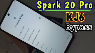 Tecno Spark 20 Pro Frp Bypass Android 13  New Trick  Tecno KJ6 Google Account Bypass Without Pc [upl. by Eb738]