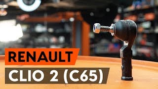 Come sostituire testine sterzo RENAULT CLIO 2 C65 VIDEO TUTORIAL DI AUTODOC [upl. by Ardnasyl380]