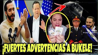 CLARIVIDENTE ADVIERTE A NAYIB USA RESPONDE A LLAMADA DE EMERGENCIA DE BUKELE [upl. by Mylander]