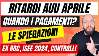 RITARDI ASSEGNO UNICO APRILE ecco le spiegazioni possibili [upl. by Hanahsuar]