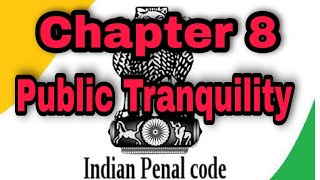 Chapter 8  Offences Against Public Tranquility  Section 141  160  in Hindi [upl. by Aneen119]