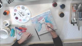 Snowman Canvas Tutorial [upl. by Christiano]