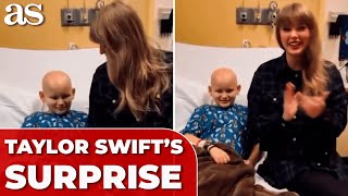 TAYLOR SWIFT touches hearts by celebrating young CHIEFS fan’s final chemo day [upl. by Trebleht]