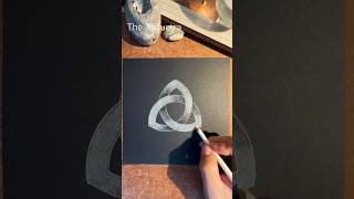 How to draw the Triquetra Fast sacredgeometry [upl. by Yatnwahs]