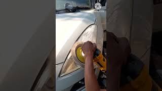 car headlight restoration  carcleaningservice carlover autodetailing viralvideo [upl. by Juster208]