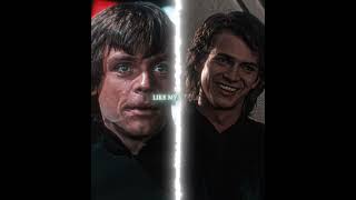 Like Father Like son   Edit  darthvader anakinskywalkeredit lukeskywalkeredits starwars [upl. by Girand871]