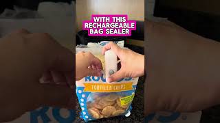 Pantry Organization Ideas  Mini Snack Bag Sealer  Heat Sealing Chip Bag Sealer  Chip Bag Sealer [upl. by Ecinahs]