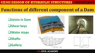 DHS Module4 Part08 Functions of different components of a Dam [upl. by Adnohsak34]