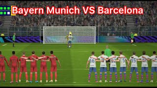 🔴 Nervy Penalty Shootout  Bayern Munich VS Barcelona 🥅 ⚽️ ⚽️ [upl. by Callista]