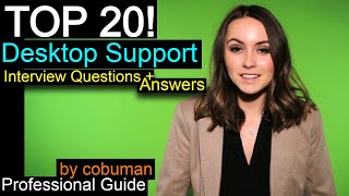 Top 20 Desktop Support Interview Questions and Answers  Help Desk Training Ace the Interview [upl. by Jueta]