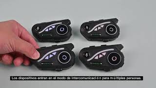 Instrucciones del intercomunicador para moto SWAREY V8 [upl. by Odnalo683]