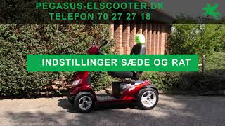 Vejledning til Indstillinger til Musvåge 4 elscooter [upl. by Aigroeg]