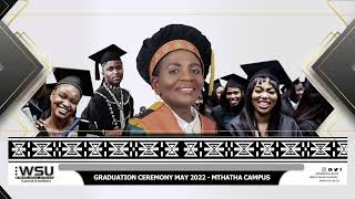 WSU Graduation Ceremony May 2022Mthatha [upl. by Iharas]