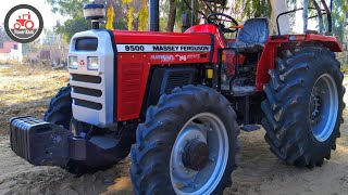 Massey 9500 58 HP 4WD Tractor 🤯🤯🤯🤯 [upl. by Ingraham]