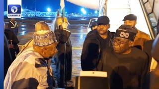 President Tinubu Returns To Nigeria After Working Leave [upl. by Meekar]