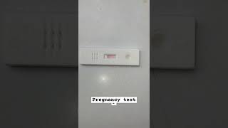 Pregnancy test😉faint line positiveyoutube [upl. by Einahc748]