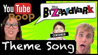 YTP  Bizaardvark THEME SONG Ft Jake Paul [upl. by Aynotal796]