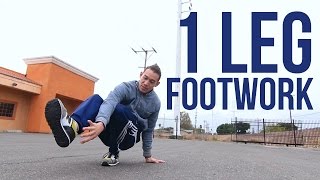 How to Breakdance  1 Leg Footwork  Metal Rep Styles Crew Philly [upl. by Nonnahc]