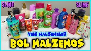 Hepsi Yeni Malzemelerle Bol Malzemos Slime Yapımı Ne Bulduysak Kattık Vak Vak TV [upl. by Nil]