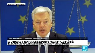 Covid19  le projet de passeport sanitaire pour faciliter les voyages au sein de lUE [upl. by Kcir]