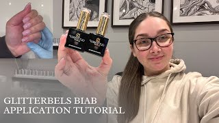 BUILDER GEL APPLICATION TUTORIAL  GLITTERBELS [upl. by Klump845]