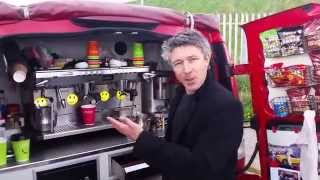 Game of Thrones Actor Aidan Gillen Making the Coffee with Mr Hobbs Coffee [upl. by Idnil]