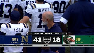 Highlights Navy Football vs UAB 92824 [upl. by Amliv]