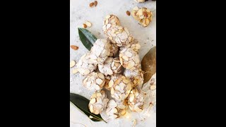 Ricciarelli Italian Almond Cookies [upl. by Rech789]