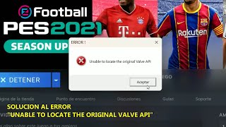 BYPASS 1721 FINAL PES 2021  SOLUCIÓN ERROR quotUNABLE TO LOCATE THE ORIGINAL VALVE APIquot [upl. by Aicnetroh]