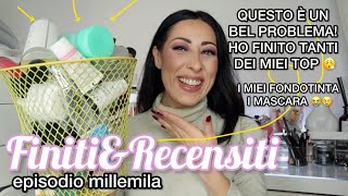 FINITI amp RECENSITI  30 PRODOTTI EMPTIES MAKEUP E SKINCARE [upl. by Atsirhc725]