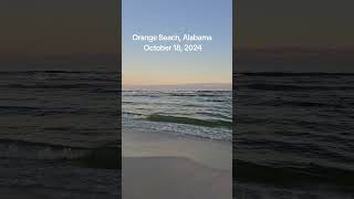 Orange Beach Alabama 101824 sunset orangebeach alabamabeaches orangebeachalabama gulfcoast [upl. by Dorolisa]