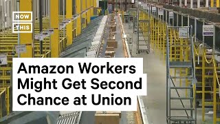 NLRB Official Amazon Illegally Interfered With Unionizing Efforts [upl. by Sehcaep]