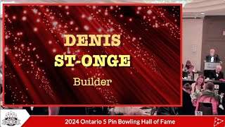 Denis StOnge 2024 Hall of Fame Induction Presentation [upl. by Eelarbed]