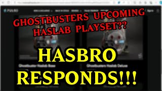 Ghostbusters Haslab Base amp Deluxe Playset HASBRO RESPONDS [upl. by Rima159]