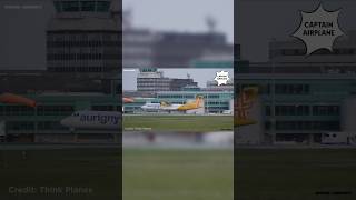 Frightening Moments During Landing shorts aviation airport mayday atc [upl. by Nohshan]