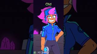 old vs new star shelly brawlstars brawlstarsanimation edgar [upl. by Adamina]