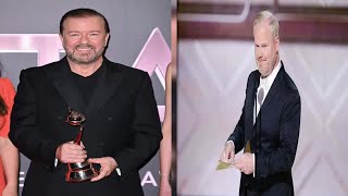 Ricky Gervais wins at Golden Globes despite scandal and presenter jokes about his absence [upl. by Shaya]