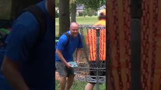 the shenanigans of disc golf 🤣 shorts discgolf [upl. by Turpin690]