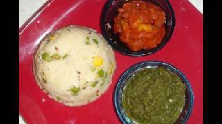 How to make Upma Upittu Video Recipe Indian Vegetarian Recipes by Bhavna [upl. by Pronty]