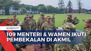 Potret Prabowo Gibran dan Kabinet Merah Putih saat Pembekalan Menteri di Akmil Magelang [upl. by Acie]