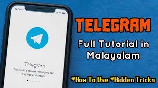 How to use Telegram full tutorial in malayalam  whatsapp vs telegram [upl. by Rakia]