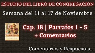 ESTUDIO DE LIBRO DE CONGREGACIÓN ✅ SEMANA DEL 11 AL 17 DE NOVIEMBRE [upl. by Kwan737]