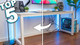 Top 5 Cable Management Products for Your Gaming Desk [upl. by Petr]